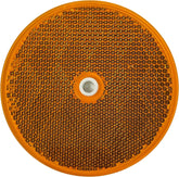 Class A 3-3/16" Round Reflector with Center Mounting Hole Trailers, Trucks, Automobiles, Mail Boxes, Boats, SUV's, RV's, Industrial Applications